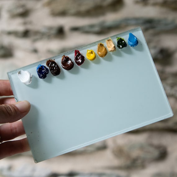 Glass Paint Palette for Oil Paints for Our Scout Plein Air Box Etsy