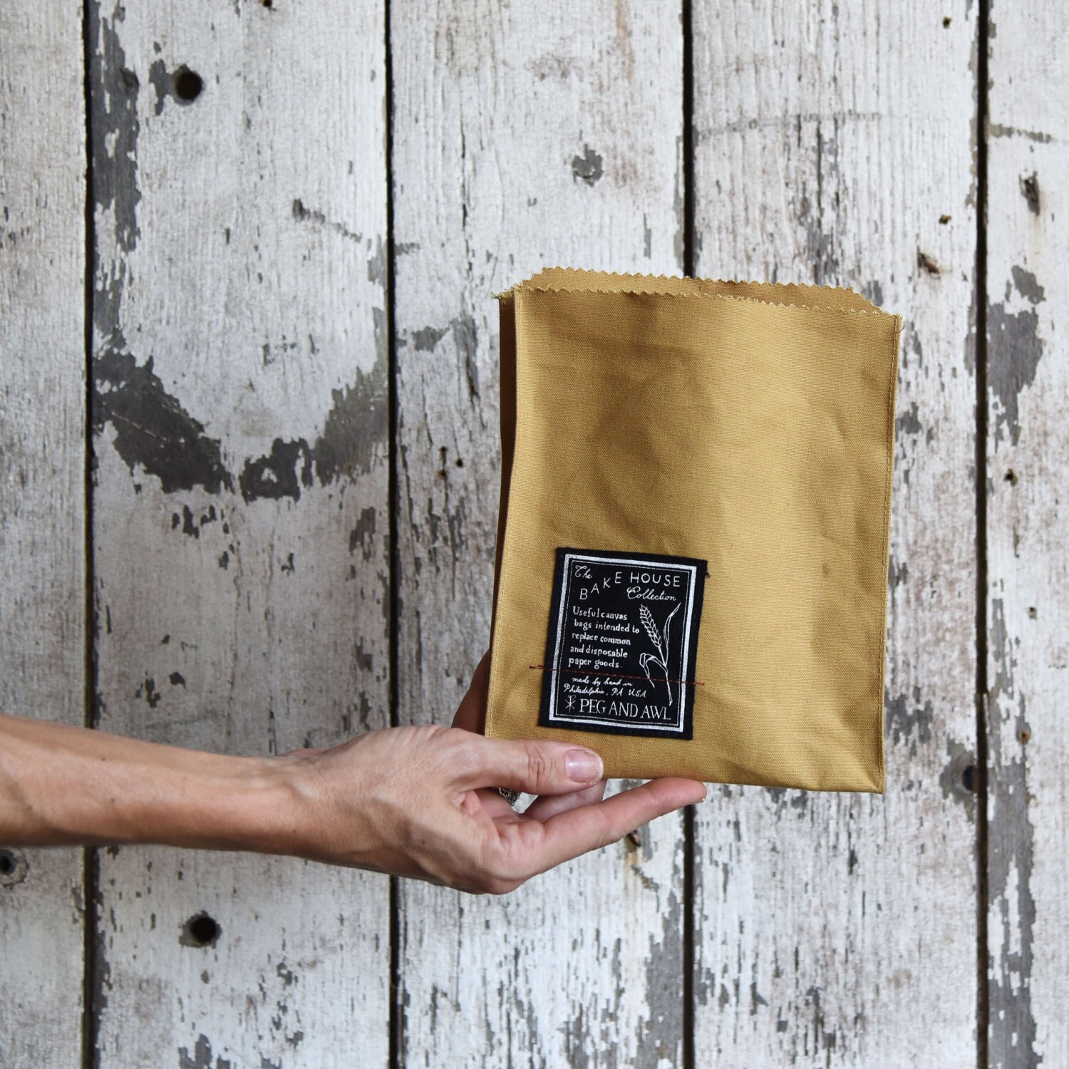 Zero Waste Pastry Bag, Reusable and Washable Snack Bag by Peg and Awl…