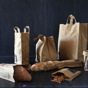 Zero Waste Pastry Bag, Reusable and Washable Snack Bag by Peg and Awl Bake House Bakery Bag No. 1/7 image 5