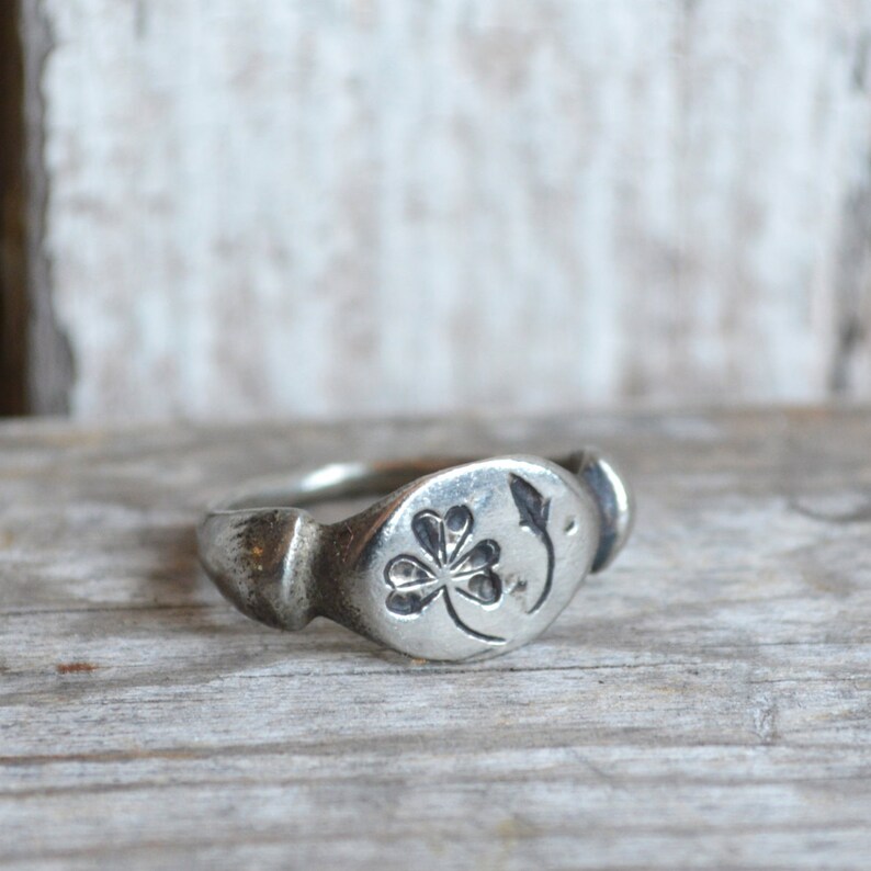 Flower Ring Botanical Jewelry Plant Rings Little Etsy