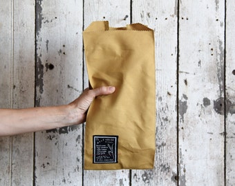 Washable Cotton Bread Bag, Zero Waste Bag by Peg and Awl | Bake House Bread Bakery Bag No. 5/7