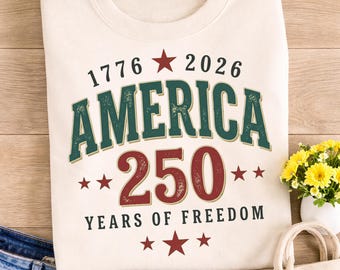 PNG del 250 aniversario de EE. UU., gráfico del 4 de julio de 1776-2026, emblema de América 250, semiquincentenario (descarga digital).