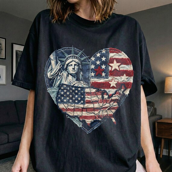 Statue of Liberty png, 4th July Collage PNG, Patriotic Flag png, America USA Png, USA 250 Years Anniversary png