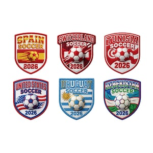 World Cup 2026 National Teams PNG Bundle, International Soccer Country Designs, Football Nations Faux Yarn art Design, USA Canada Mexico.