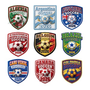 World Cup 2026 National Teams PNG Bundle, International Soccer Country Designs, Football Nations Faux Yarn art Design, USA Canada Mexico.