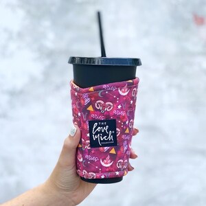 Aries Zodiac Coffee Cozy Drink Sleeve image 1