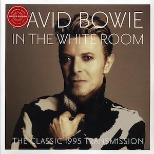 May include: A David Bowie album cover featuring a portrait of the artist. The album title "IN THE WHITE ROOM" is displayed in white text. The cover includes the text "THE CLASSIC 1995 TRANSMISSION" and a "COLORED VINYL LIMITED EDITION" sticker.