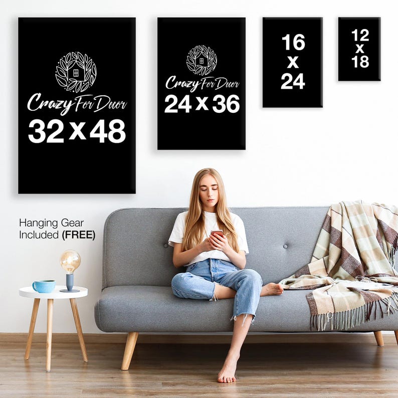Smoking Woman Bathroom Canvas Art "Reign of Smoke and Spirits" | Black & Red Toilet Wall Decor | Woman Vintage Photo Canvas | Restroom Decor image 6