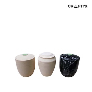 Handcrafted Marble Funeral Urn: Elegant Memorial Keepsake