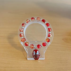 Nanotech - Iron Man Inspired Beaded Charm Bracelet