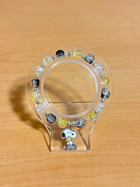 Snoopy and Woodstock “Best Buds” Beaded Charm Bracelet
