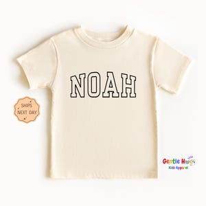 Custom Name Toddler Shirt, Personalized Kids T-Shirt, Retro Style Name Toddler Tee, Gift for Boys or Girls, Funny Custom Kids Gift