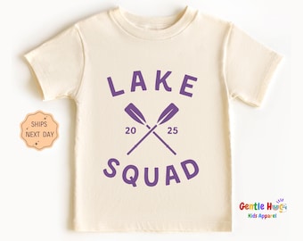 Lake Squad Toddler Shirt, Lake Trip Kids Tee, Family Vacation Toddler T-Shirt, Summer Lake Shirt, Matching Lake Outfit