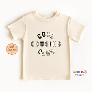 Cool Cousins Club Toddler Tee, New Cousins Toddler Kids Shirt, Cousins Matching Toddler Shirt, Cousin Crew Kids Tee, Retro Gift for Cosuins