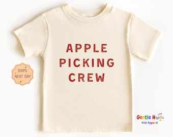 Matching Apple Picking Toddler Shirt, Family Fall Apple Orchard Kids Tee, Cute Autumn Harvest Kids Shirt, Funny Apple Kids Shir, Kids gift
