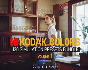 Kodak Color Negative, Reversal Film Simulation Presets Bundle  for Capture One Volume1