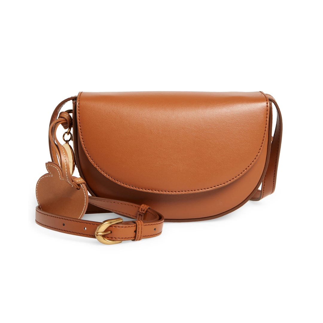 Designer Saddle Cross Body Bag Bally Logo-stamp Leather Shoulder