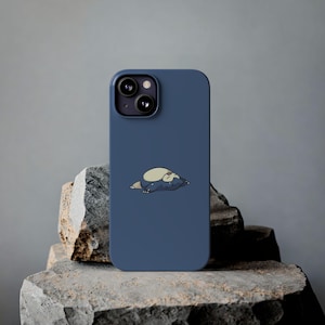 Snor lax Poke mon Slim Phone Cases | Cute Phone Cover, Unique Gift, Anime Merchandise, Geeky Accessory, Fun Case