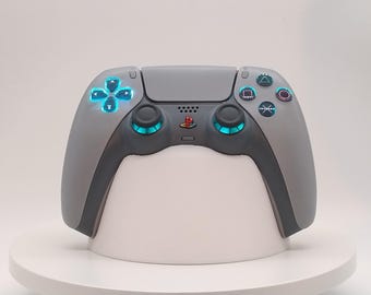DualSense PS5 Controller custom modded TRM Hall effect joysticks rgb bluetooth controled led lights Sony PlayStation 5