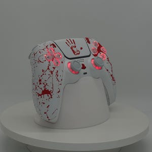 DualSense custom modded PS5 Controller Sony PlayStation 5 rgb bluetooth controled led lights TRM hall effect image 6