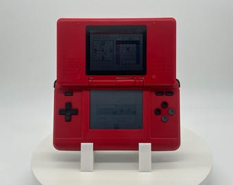 Nintendo DS Fat Console Refurbished Red Shell USB-C Charging port Upgrade