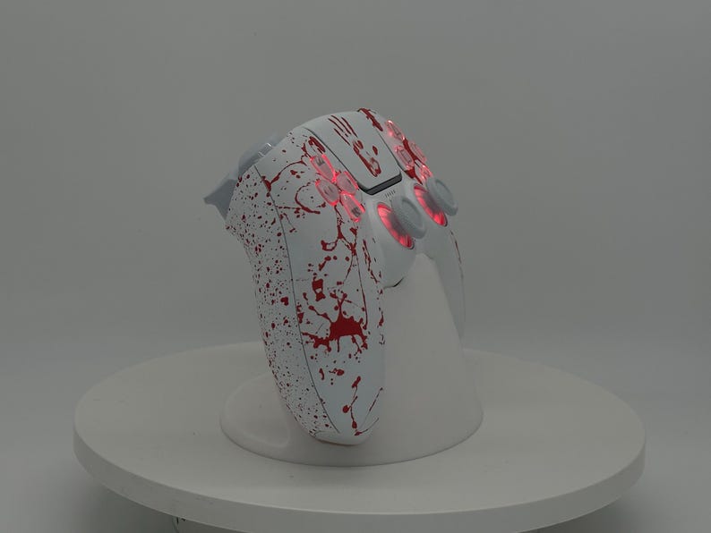 DualSense custom modded PS5 Controller Sony PlayStation 5 rgb bluetooth controled led lights TRM hall effect image 5