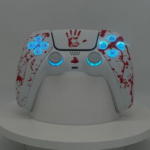 DualSense custom modded PS5 Controller Sony PlayStation 5 rgb bluetooth controled led lights TRM hall effect image 11