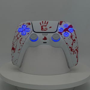 DualSense custom modded PS5 Controller Sony PlayStation 5 rgb bluetooth controled led lights TRM hall effect image 9