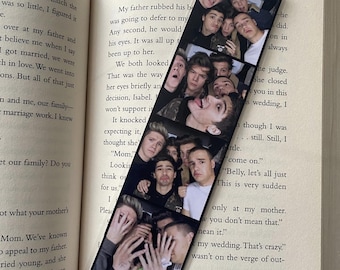 One Direction 1D Photobooth Photostrip Laminated Bookmark