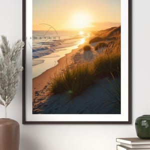 Sunset Wall Art Printable – Digital Sunset Landscape Download, Warm Sunset Print for Home Decor, Instant Download