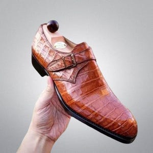 Men’s Faux Leather Buckle Slip-On Shoes | Stylish Formal & Comfortable Dress Loafers