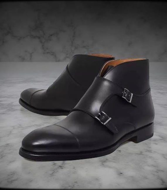 elegant dress boots Leather knee-high boots for a dress