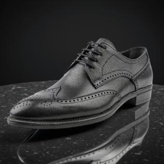 Herren Wingtips Oxford handgefertigte Schuhe, Voll Brogues Derby