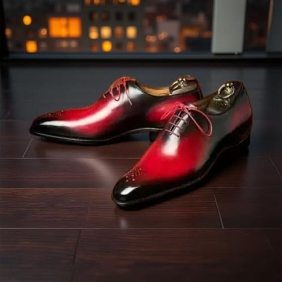 red sparkly dress shoes mens Mens Amazing Shiny Sparkly Cherry Red Sequin Dress Shoes After Midnight 6759 S