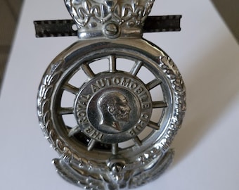 Emblema de grade vintage do Royal Automobile Club