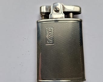 Isqueiro de bolso vintage Ronson em prata de lei