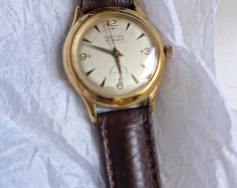 Relógio de pulso automático Curtiss banhado a ouro