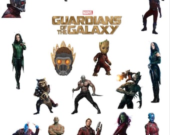 19 pieces Guardians of the Galaxy png