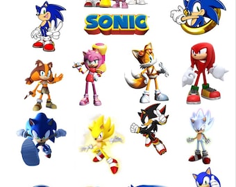 21 pieces The Hedgedog Sonic png