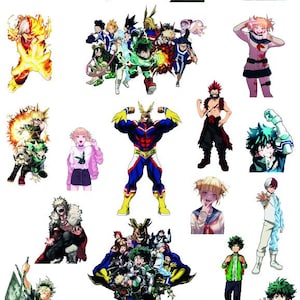 21 pieces MY HERO ACADEMIA png