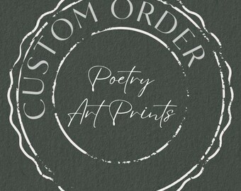 Aangepast gedicht en ontwerp – Gepersonaliseerde poëziecadeau | Unieke woorden voor elke gelegenheid