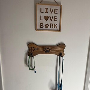 Dog leash holders