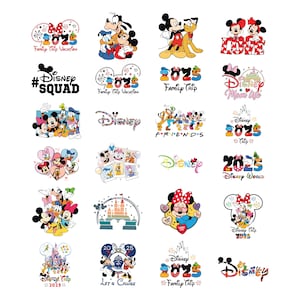 Paquete de viaje familiar 2025 SVG PNG, Vacaciones familiares 2025 PNG, Diseño de sublimación para viaje familiar, Modo vacaciones PNG, Viaje al Reino Mágico 2025