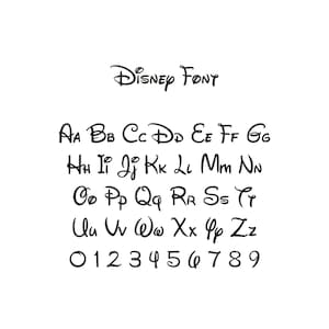 Mouse Font SVG, Mouse Alphabet SVG, Cartoon Font SVG,  Digital Vector Sublimation Printing, Letters Svg, Customize Gift Svg, Mickey Mouse