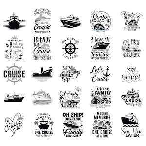 Cruise SVG, Mickey Cruise PNG Clipart Bundle, Cruise ship svg,Mouse Cruise Ship Names Logo Bundle - Treasure Fantasy Dream Wish Wonder Magic