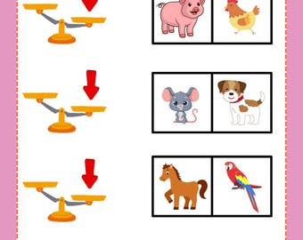 Comparing objects - Critical Thinking Scales