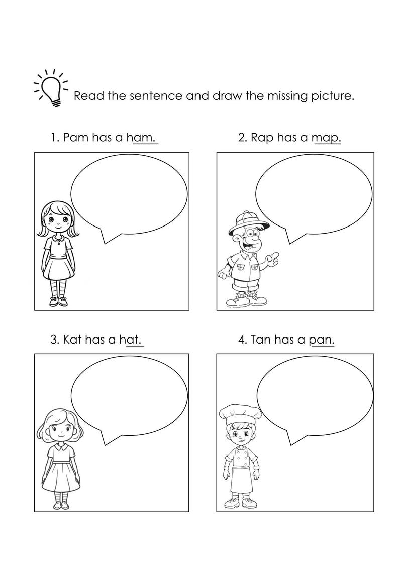 CVC Short Vowel A E I O U Worksheets - Etsy