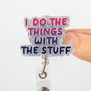 Bobine de badges Je fais les choses avec des trucs