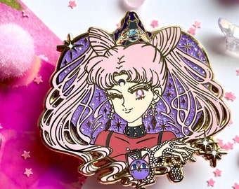 PASTEL Wicked Lady Brat Chibiusa • 90s Anime Manga Pastel Goth  • Enamel Pin