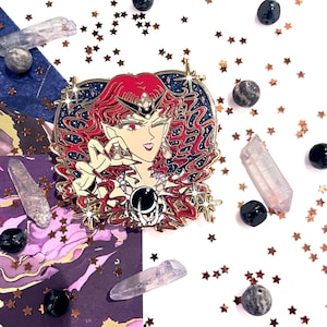 Wicked Queen Beryl • 90s Anime Manga Goth Villain • Enamel Pin